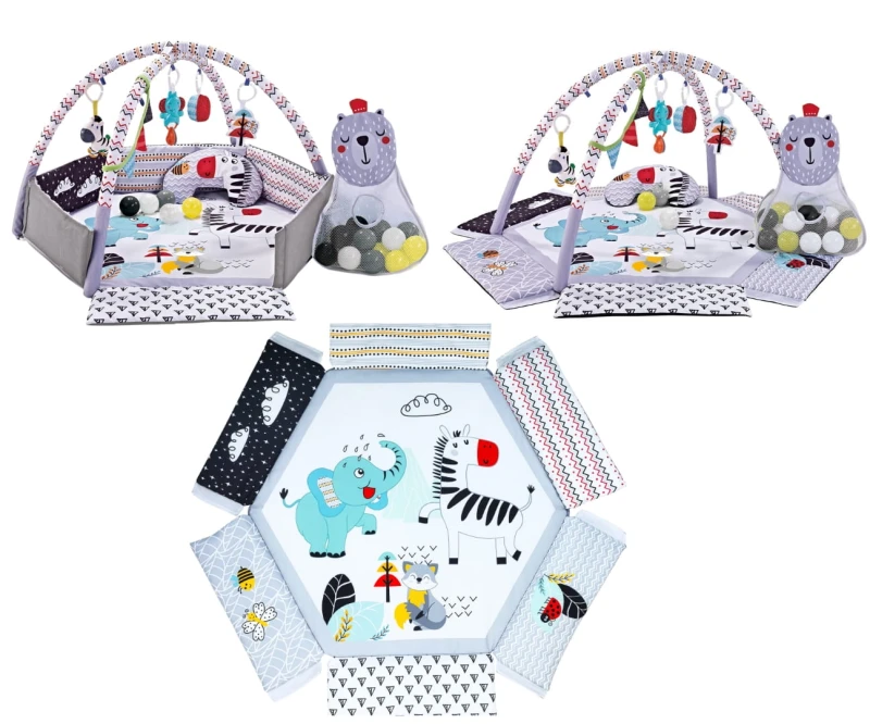 MILLY MALLY 6830 TinyMini CC9639 Mata edukacyjna Śpiący Miś