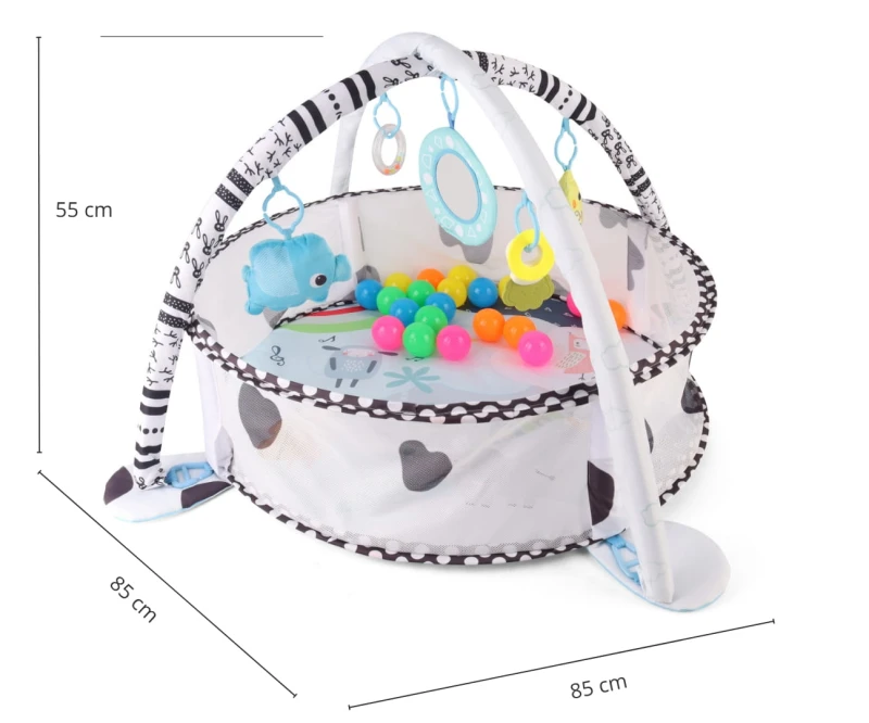 MILLY MALLY 6099 TinyMini JL626-2D Mata edukacyjna 2w1 Basen z piłkami
