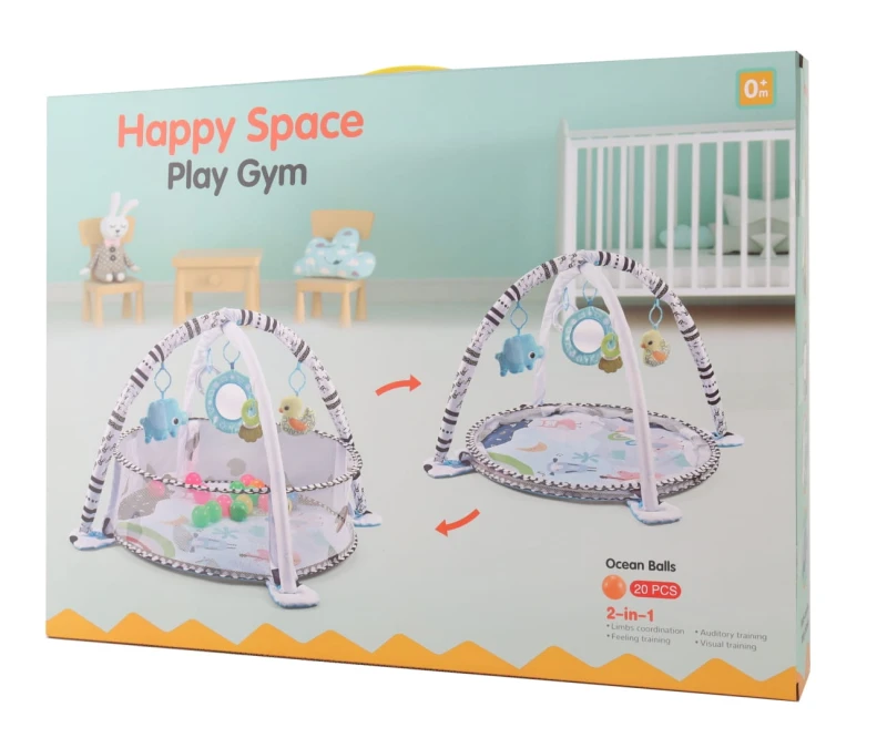 MILLY MALLY 6099 TinyMini JL626-2D Mata edukacyjna 2w1 Basen z piłkami