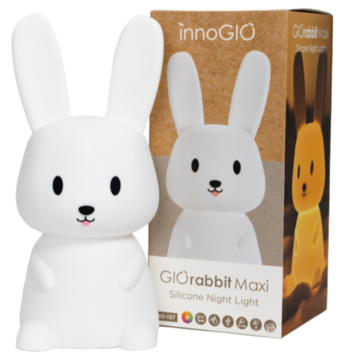 INNOGIO GIO-137 Lampka silikonowa nocna GIOrabbit Maxi 30 cm