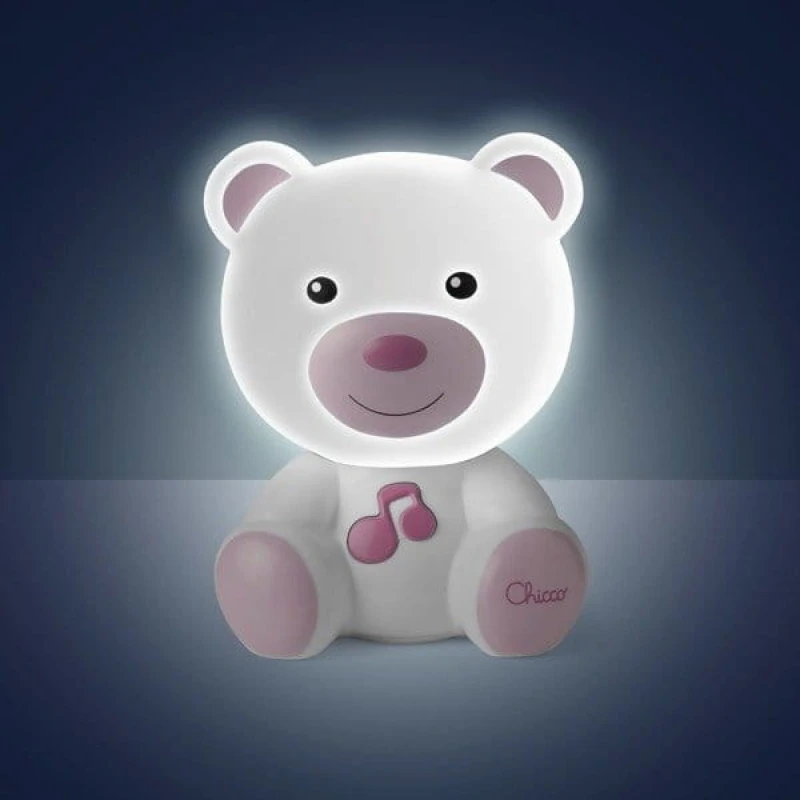 CHICCO 00009830100000 Lampka nocna różowa