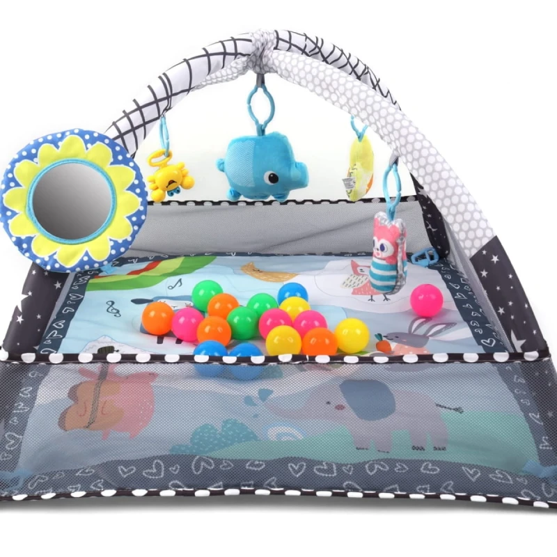 MILLY MALLY 6146 TinyMini JL652-1A Mata edukacyjna 2w1 Kojec z piłeczkami
