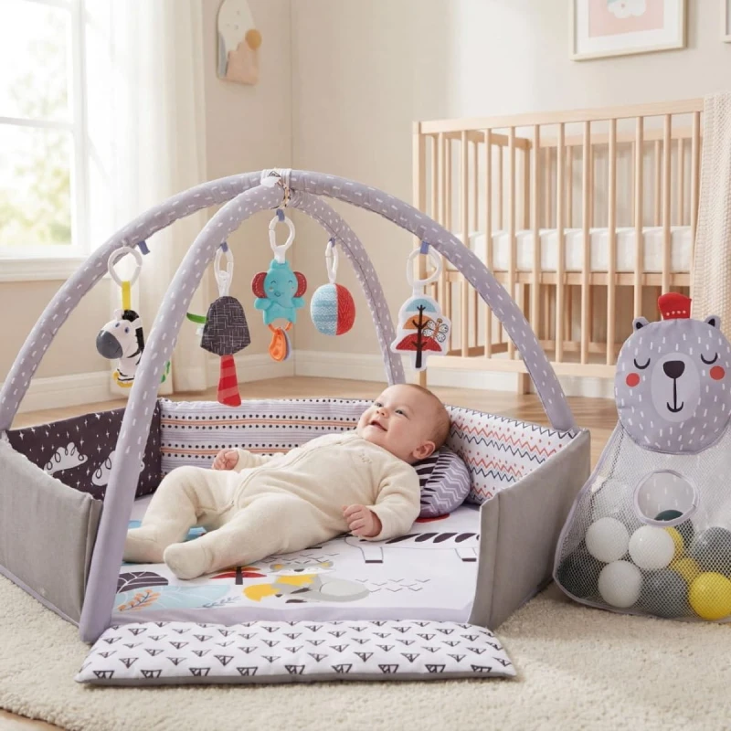 MILLY MALLY 6830 TinyMini CC9639 Mata edukacyjna Śpiący Miś