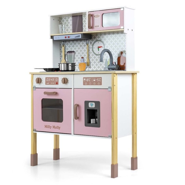 MILLY MALLY Drewniana  kuchnia  Bjorn - Pink