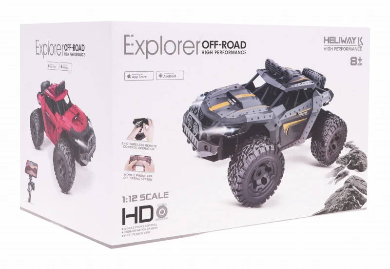 Samochód RC Ramiż MEGA Crawler Pioneer 1:12 z kamerą HD