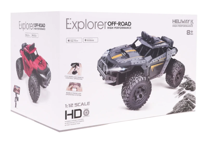 Crawler RC Pioneer 1:12 Ramiż z kamerą HD - samochód terenowy 2.4GHz