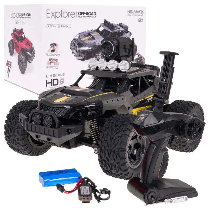Samochód RC Ramiż MEGA Crawler Pioneer 1:12 z kamerą HD