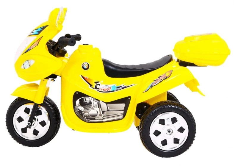 Motorek elektryczny Ramiż BJX-088 dla dzieci 3+ żółty z LED