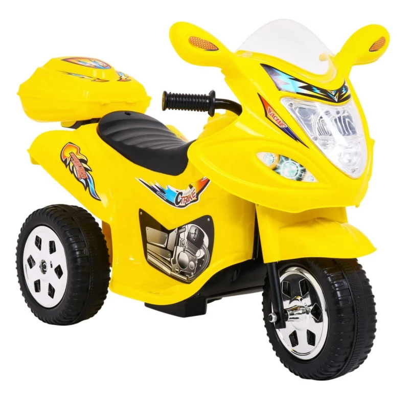 Motorek elektryczny Ramiż BJX-088 dla dzieci 3+ żółty z LED