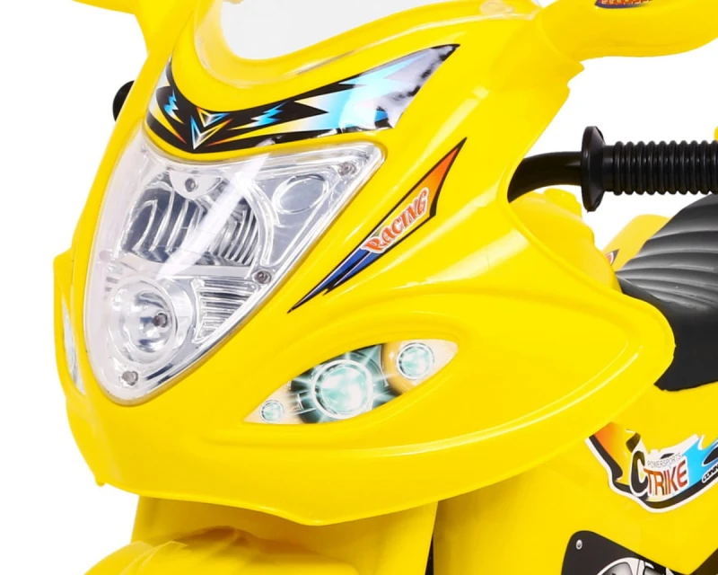 Motorek elektryczny Ramiż BJX-088 dla dzieci 3+ żółty z LED