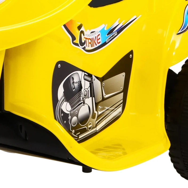 Motorek elektryczny Ramiż BJX-088 dla dzieci 3+ żółty z LED