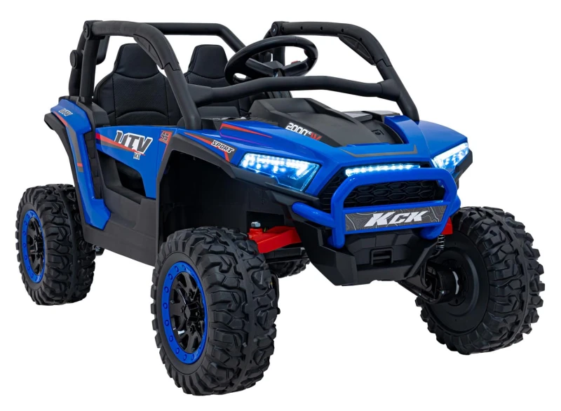 KCK Buggy elektryczne 4x4 Ramiż dla dzieci 3+ niebieskie 24V