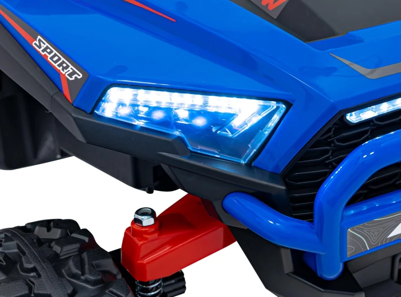 KCK Buggy elektryczne 4x4 Ramiż dla dzieci 3+ niebieskie 24V