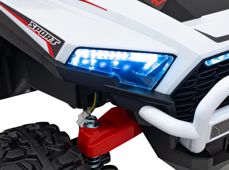 KCK buggy elektryczne 4x4 Ramiż z pilotem 24V 4x50W białe