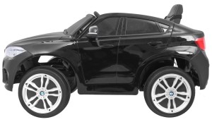 BMW X6M Elektryczne Autko dla dzieci - Czarny SUV + Pilot