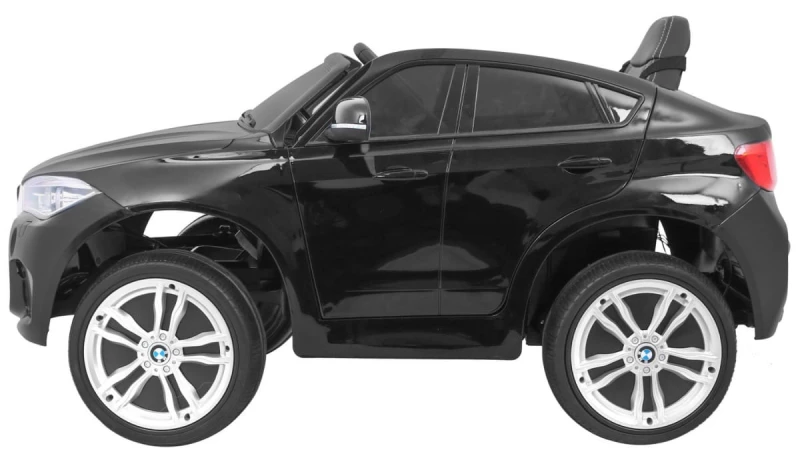 BMW X6M Ramiż samochód elektryczny dla dzieci 3+ czarny lakierowany