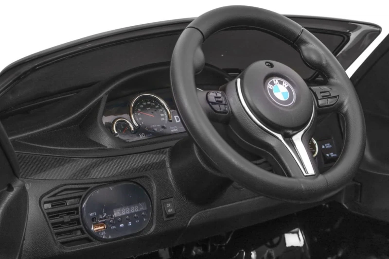 BMW X6M Ramiż samochód elektryczny dla dzieci 3+ czarny lakierowany