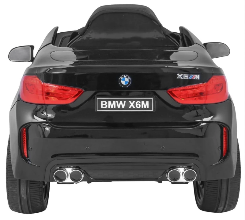 BMW X6M Ramiż samochód elektryczny dla dzieci 3+ czarny lakierowany