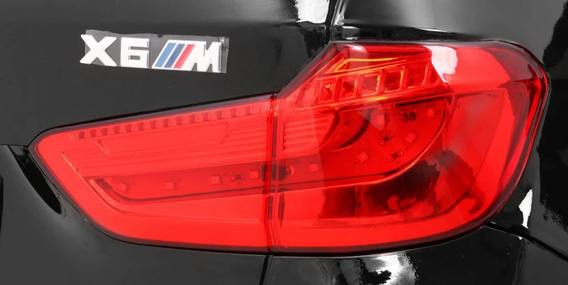 BMW X6M Ramiż samochód elektryczny dla dzieci 3+ czarny lakierowany