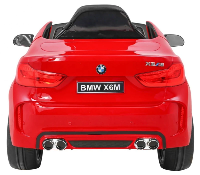 BMW X6M Ramiż samochód elektryczny dzieci 3+ pilot czerwony lakie