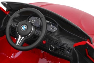BMW X6M Elektryczne Autko dla dzieci, Czerwony SUV + Pilot