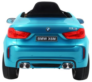 BMW X6M Elektryczne Autko, SUV dla dzieci Lakier Niebieski + Pilot