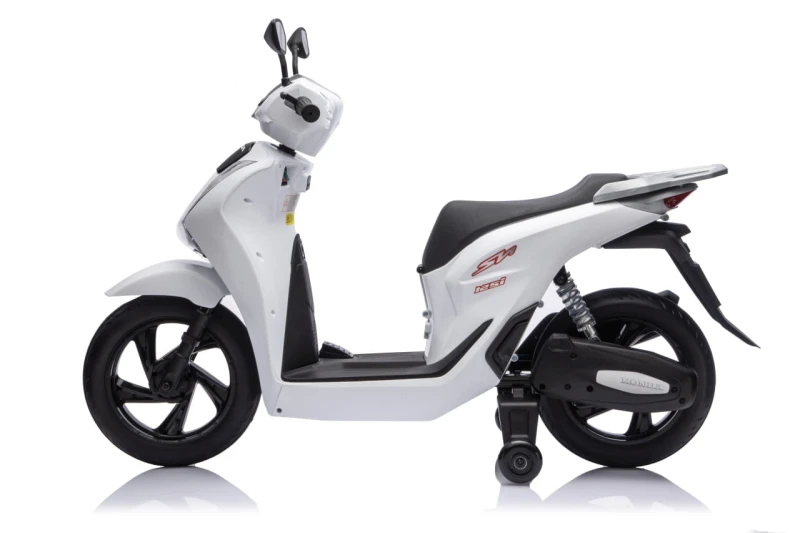 Motor elektryczny Honda SH125I dla dzieci - bialy, Ramiż
