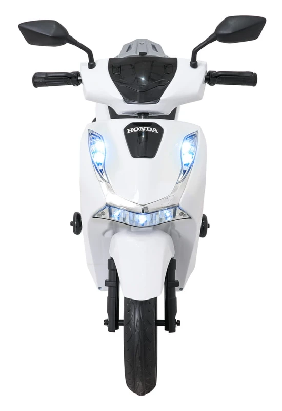 Motor elektryczny Honda SH125I dla dzieci - bialy, Ramiż