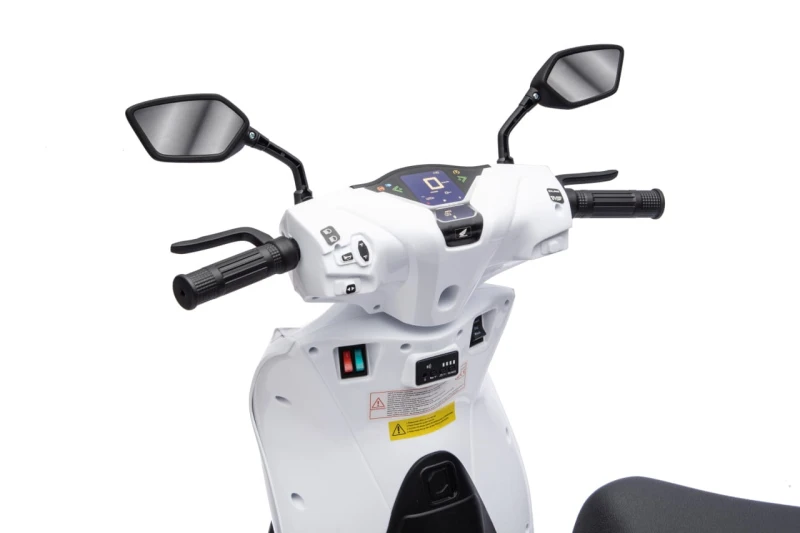 Motor elektryczny Honda SH125I dla dzieci - bialy, Ramiż