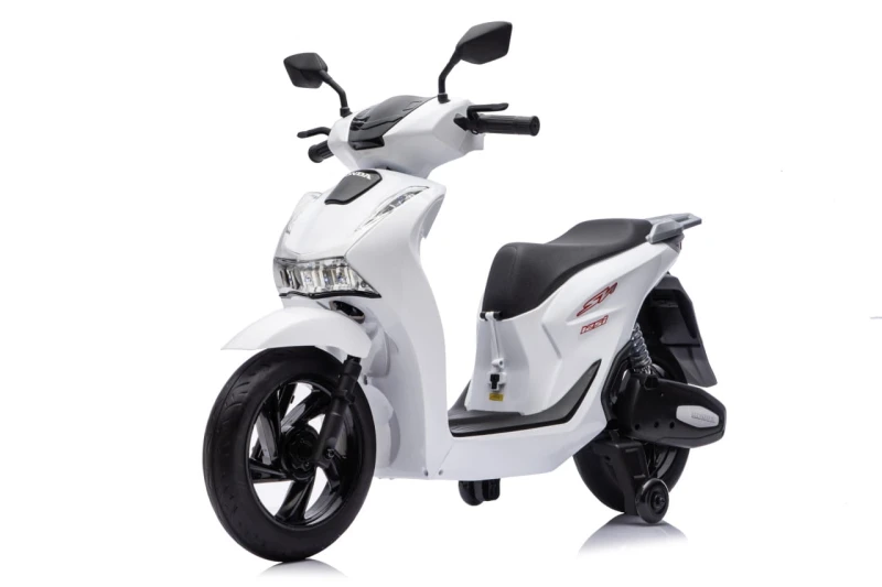 Motor elektryczny Honda SH125I dla dzieci - bialy, Ramiż