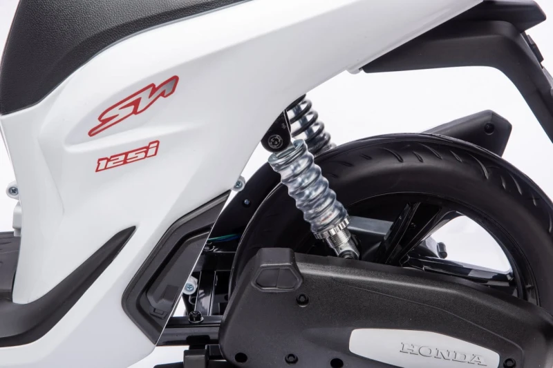 Motor elektryczny Honda SH125I dla dzieci - bialy, Ramiż