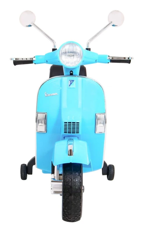 Skuter elektryczny Vespa Ramiż dla dzieci niebieski 101x50x80 cm