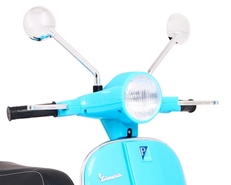 Skuter elektryczny Vespa Ramiż dla dzieci niebieski 101x50x80 cm