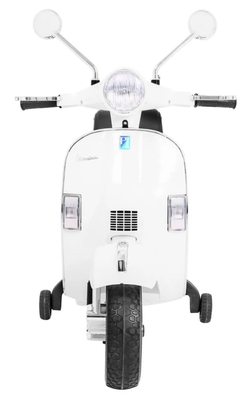 Skuter elektryczny Vespa Ramiż biały dla dzieci 12V 25W