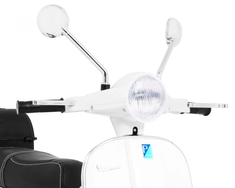 Skuter elektryczny Vespa Ramiż biały dla dzieci 12V 25W