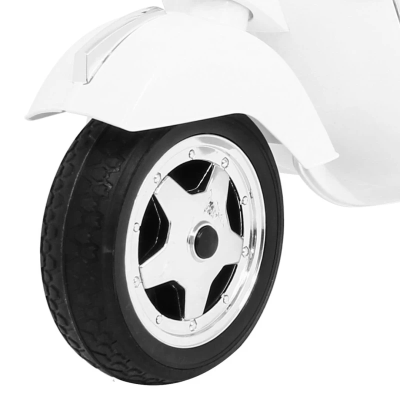 Skuter elektryczny Vespa Ramiż biały dla dzieci 12V 25W