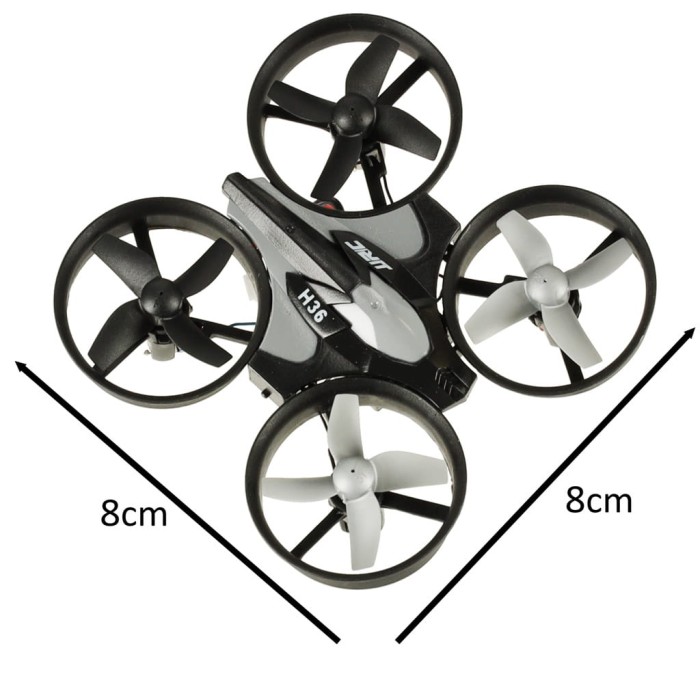 Dron RC JJRC H36 Mini 2.4GHz 4CH LED 6-osiowy żyroskop lekki