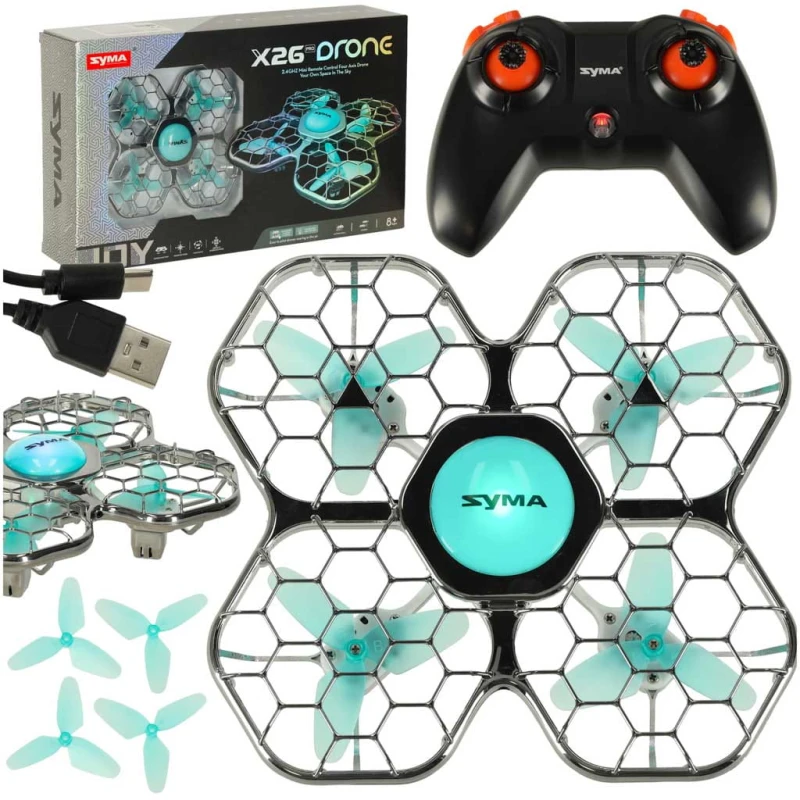 Dron RC Syma X26 Pro 2.4GHz Wi-Fi czarny – КІК SP. Z OO SP. К.