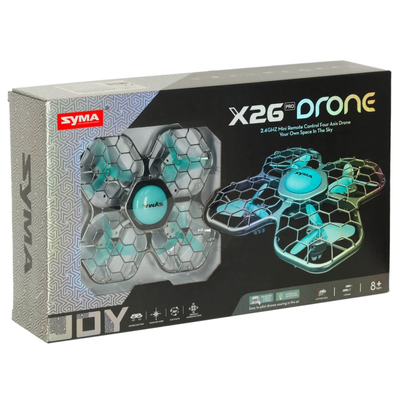 Dron RC Syma X26 Pro 2.4GHz Wi-Fi czarny – КІК SP. Z OO SP. К.