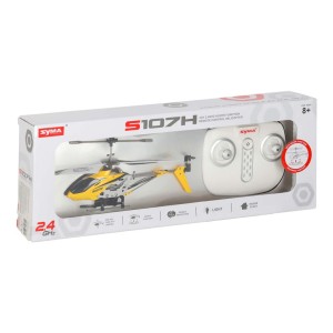 Helikopter zdalnie sterowany na pilota RC SYMA S107H 2.4GHz RTF żółty
