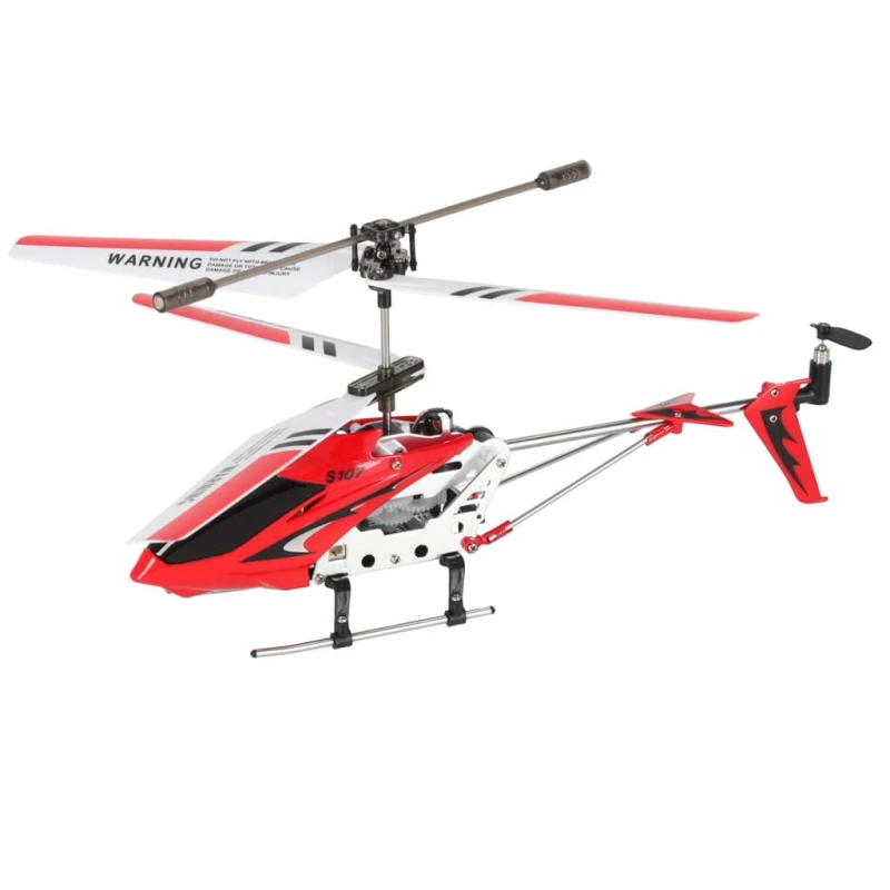 Helikopter RC Syma S107G czerwony – stabilizacja GYRO, 22 cm
