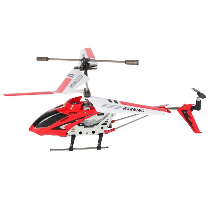 Helikopter RC Syma S107G czerwony – stabilizacja GYRO, 22 cm
