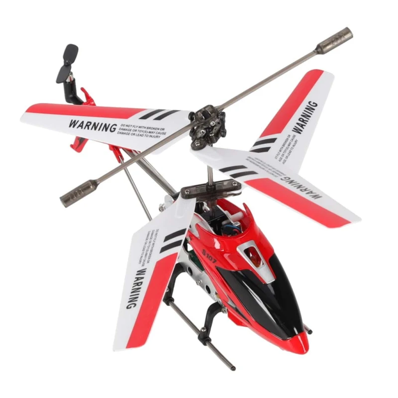 Helikopter RC Syma S107G czerwony – stabilizacja GYRO, 22 cm