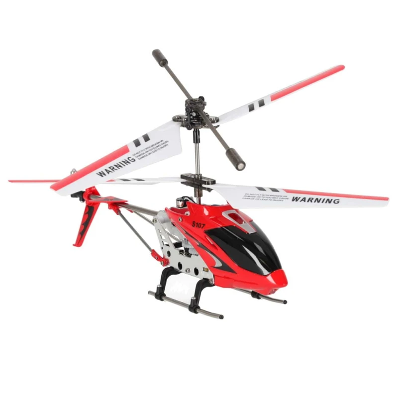 Helikopter RC Syma S107G czerwony – stabilizacja GYRO, 22 cm