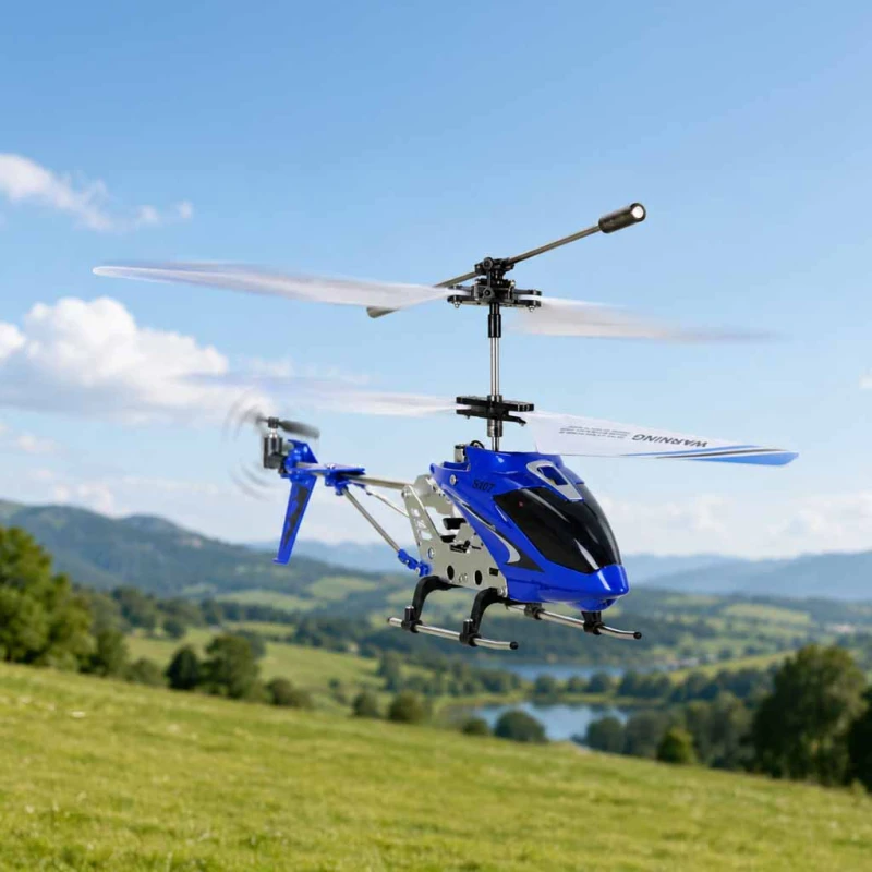 Helikopter zdalnie sterowany na pilota RC SYMA S107G niebieski