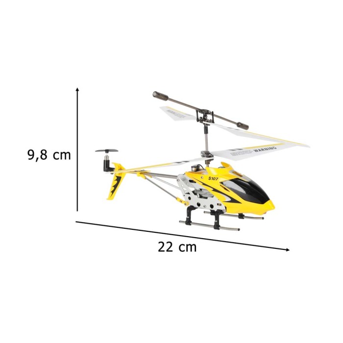 Helikopter zdalnie sterowany RC Syma S107G żółty 22 cm – КІК СП. Z OO