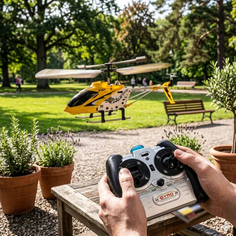 Helikopter zdalnie sterowany RC Syma S107G żółty 22 cm – КІК СП. Z OO