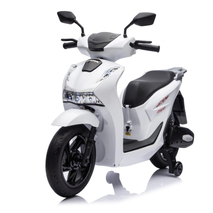 Motor elektryczny Honda SH125I dla dzieci - bialy, Ramiż