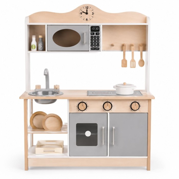 Kuchnia drewniana Lulilo Kuketo MDF 85cm z akcesoriami dla dzieci