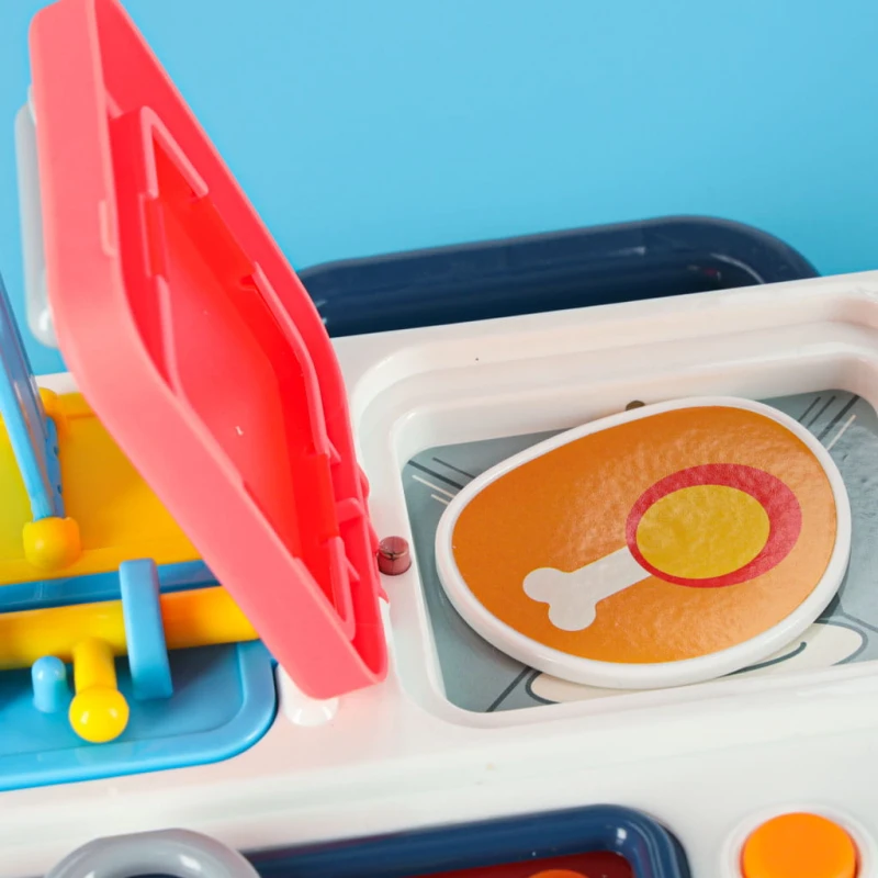 Tablica manipulacyjna sensoryczna montessori kuchnia zegar swiatlo